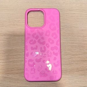Velvet Caviar iPhone 15 Pro Max Pink Leopard Phone Case